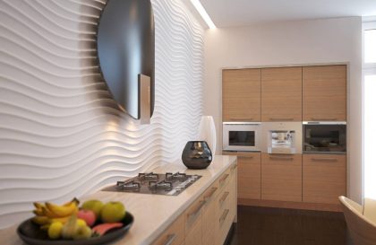 Кухонный гарнитур Mirella с фасадами из экошпона