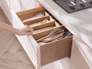 Кухня из МДФ эмали Дрим Локи